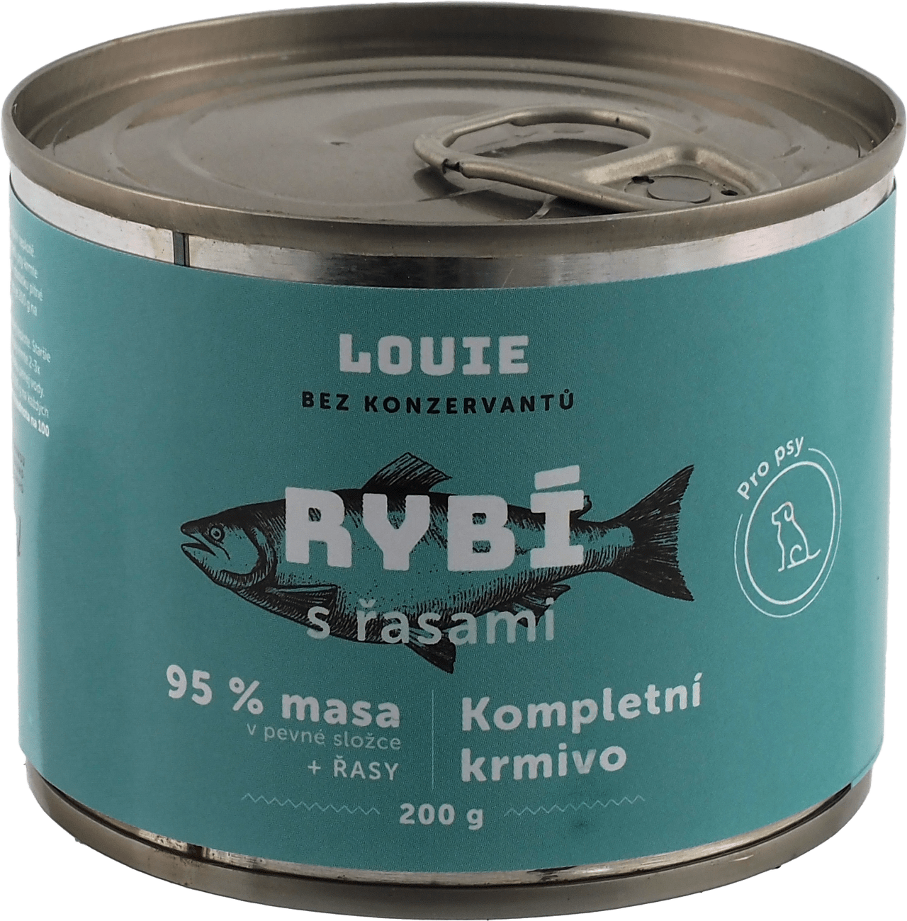 Konzerva Louie rybí s řasami, vitamíny a minerály 200g