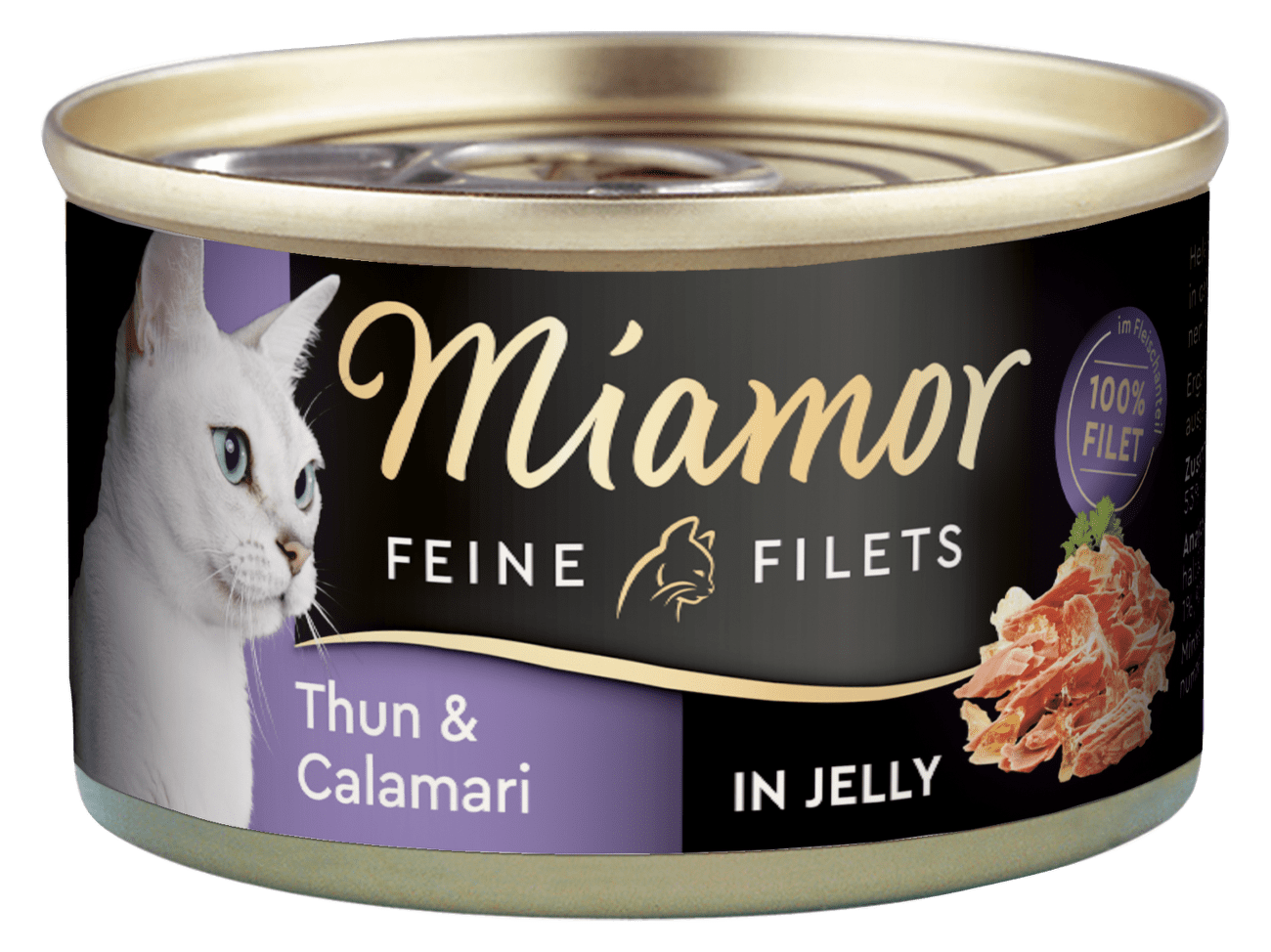 Konzerva MIAMOR Feine Filets tuňák + kalamáry v želé 100g