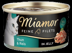 Konzerva MIAMOR Feine Filets tuňák + rýže v želé 100g
