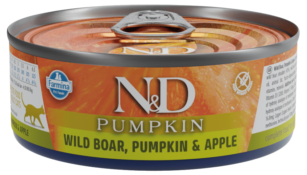 Konzerva N&D Cat Pumpkin Wild Boar&Apple 70g