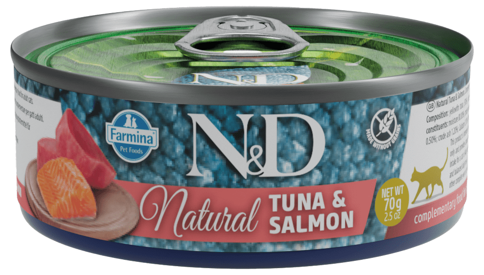 Konzerva N&D Natural Tuna&Salmon 70g
