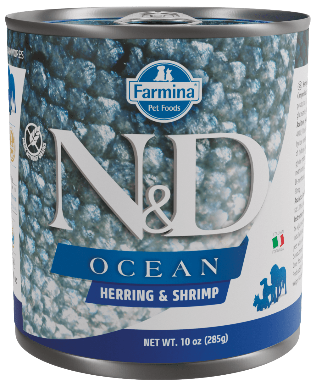 Konzerva N&D Ocean Dog Adult Herring&Shrimps 285g