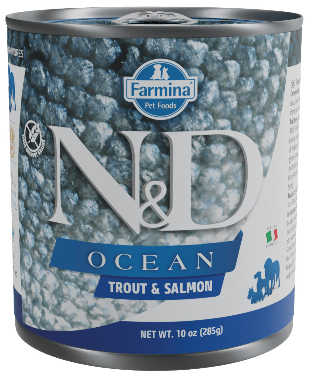 Konzerva N&D Ocean Dog Adult Trout&Salmon 285g