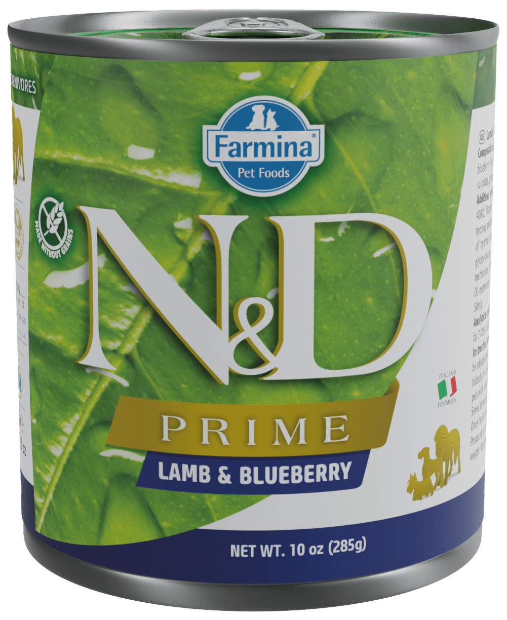 Konzerva N&D Prime Dog Adult Lamb&Blueberry 285g