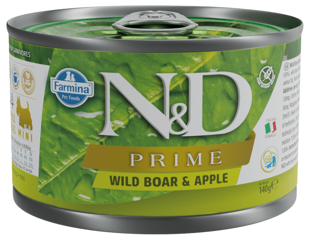 Konzerva N&D Prime Dog Adult Mini Boar&Apple 140g