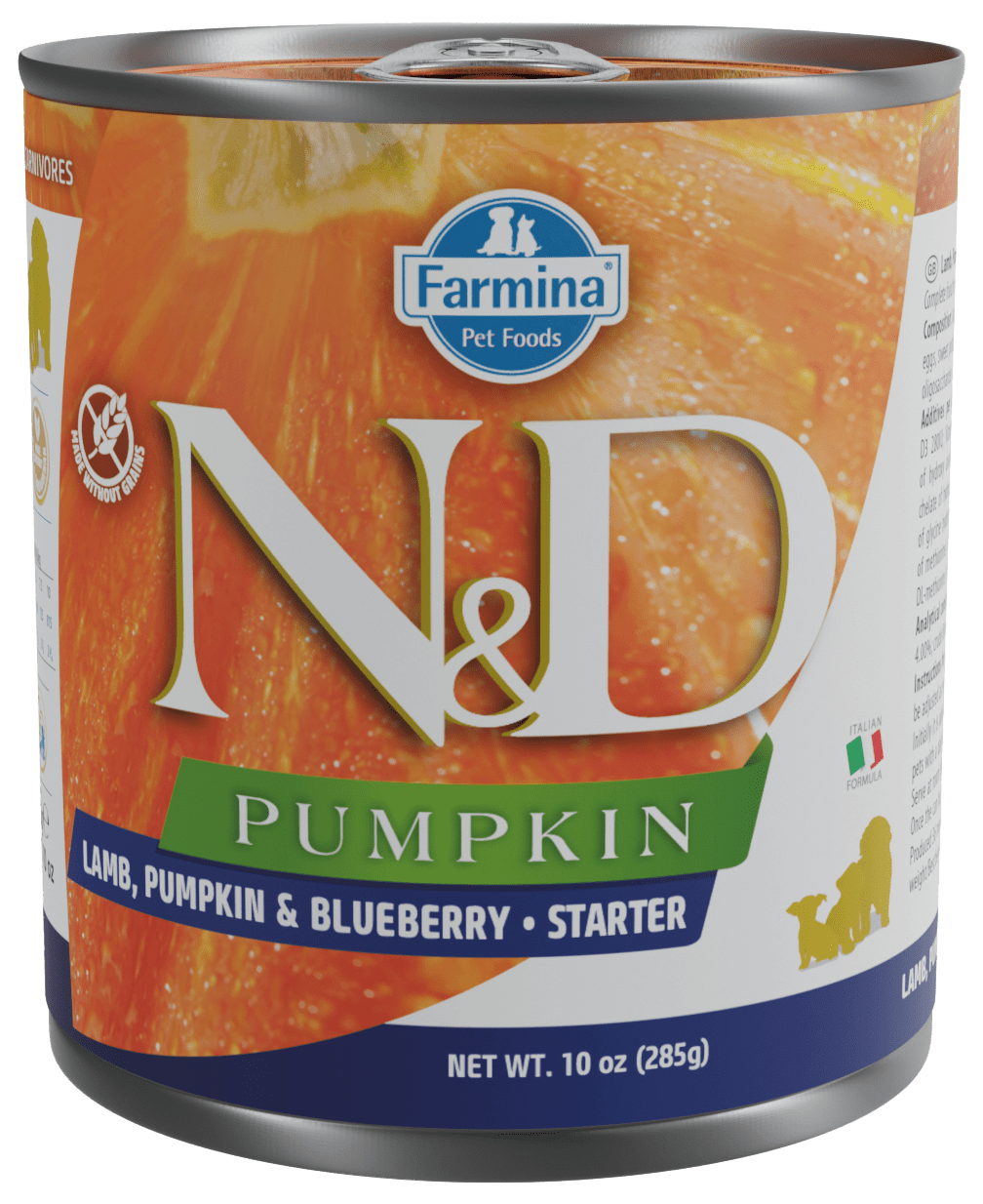 Konzerva N&D Pumpkin Puppy Starter Lamb & Blueberry 285g
