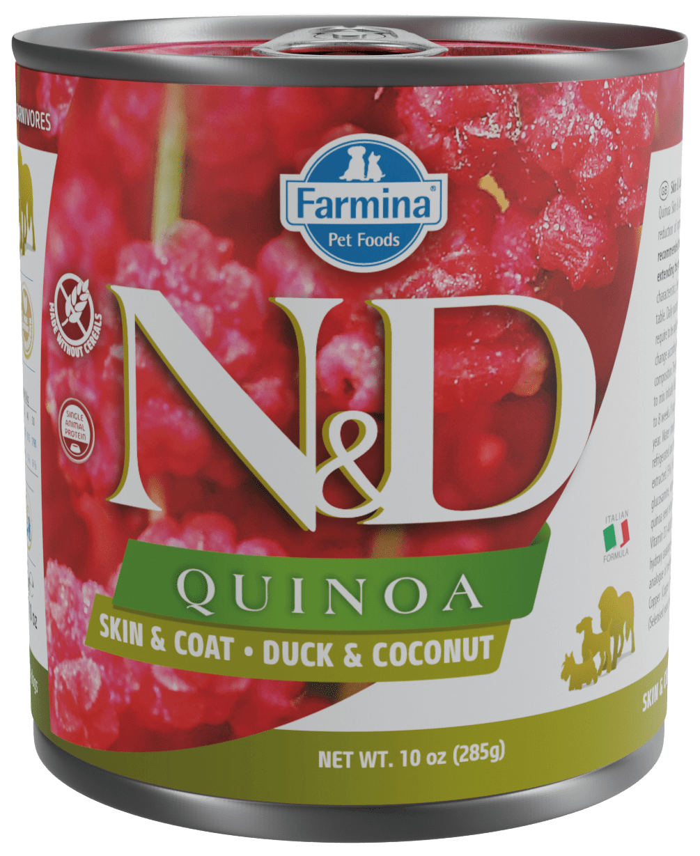 Konzerva N&D Quinoa Dog Skin&Coat Duck 285g