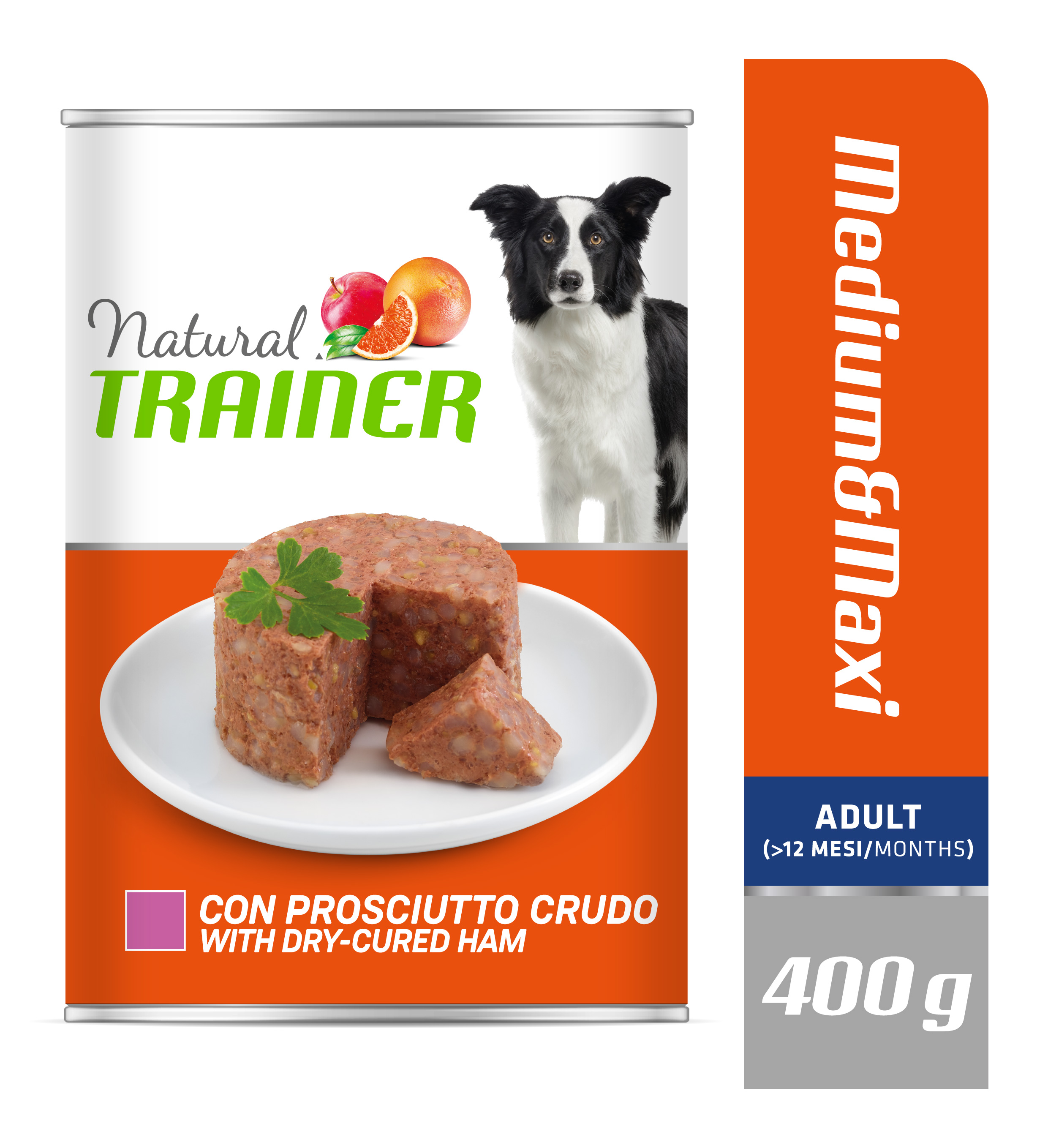 Konzerva Natural Trainer MAINT M&M ADULT šunka 400 g LT