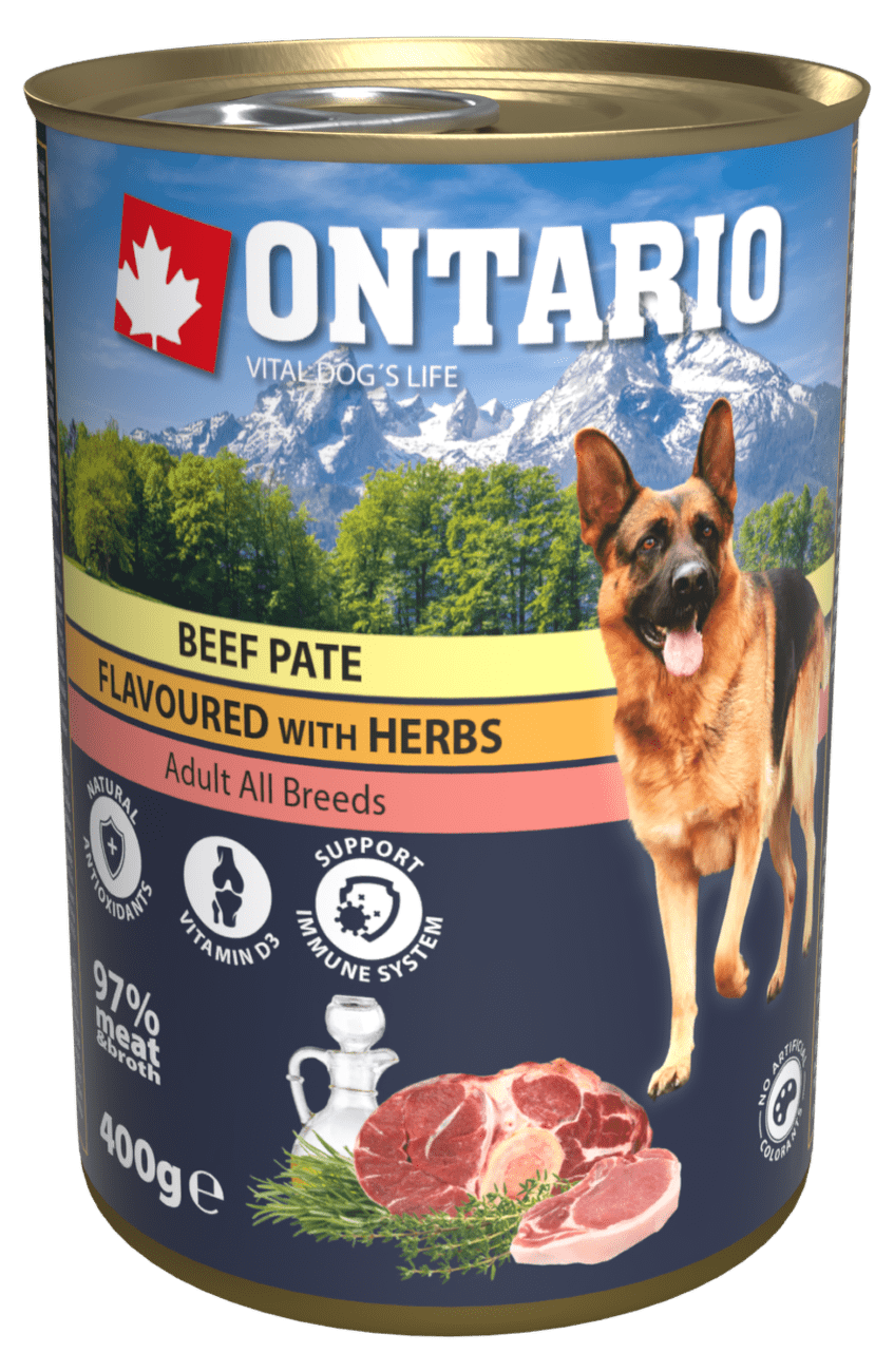 Konzerva Ontario Beef Pate flavoured with Herbs 400g