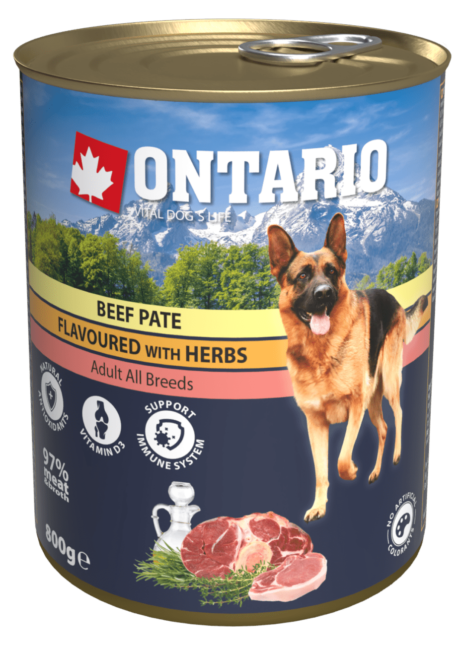 Konzerva Ontario Beef Pate flavoured with Herbs 800g