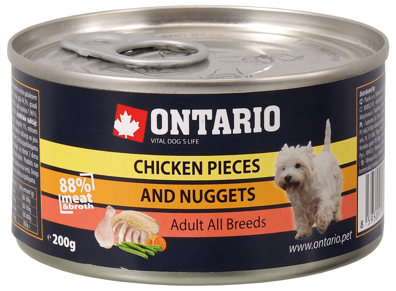 Konzerva Ontario Chicken Pieces + Chicken Nugget 200g