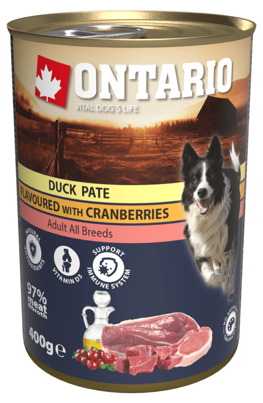 Konzerva Ontario Duck Pate flavoured with Cranberries 400g