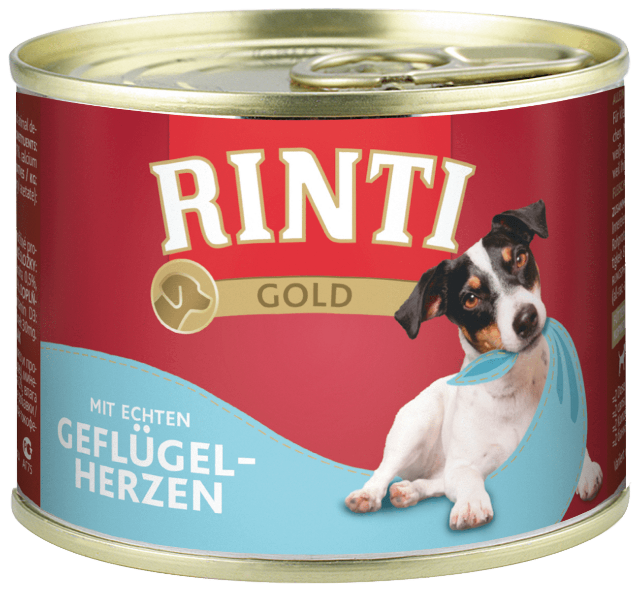 Konzerva Rinti Gold drůbeží srdíčka 185g