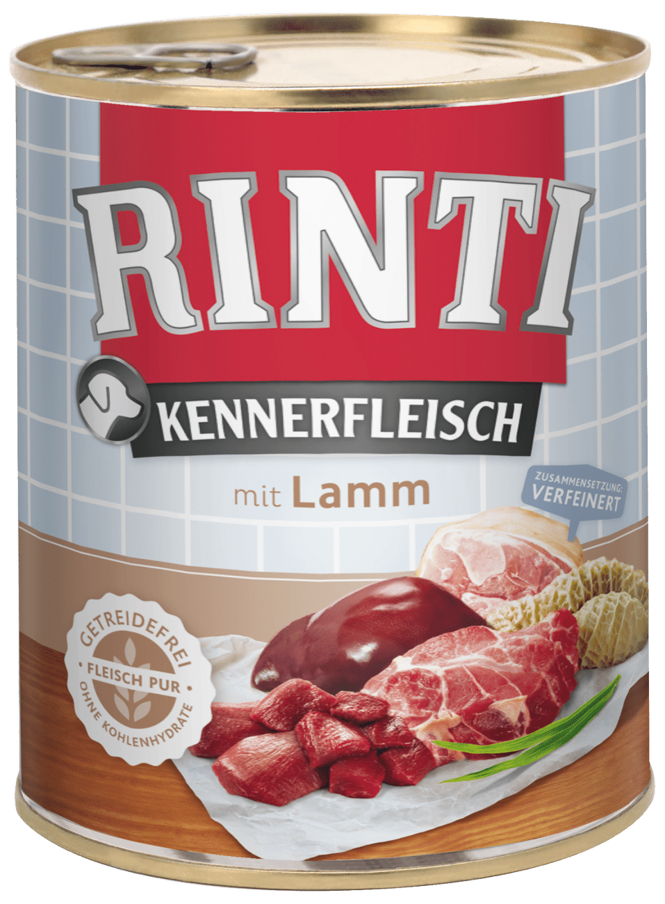 Konzerva Rinti Kennerfleisch jehně 800g