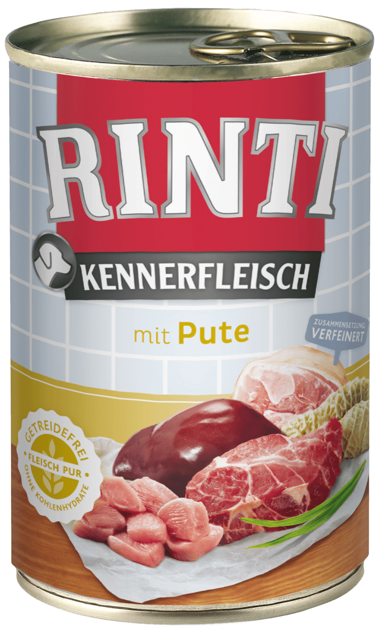 Konzerva Rinti Kennerfleisch krůta 400g