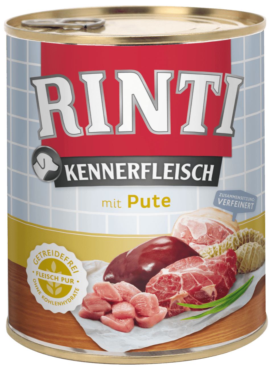 Konzerva Rinti Kennerfleisch krůta 800g