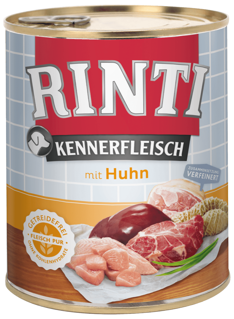Konzerva Rinti Kennerfleisch kuře 800g