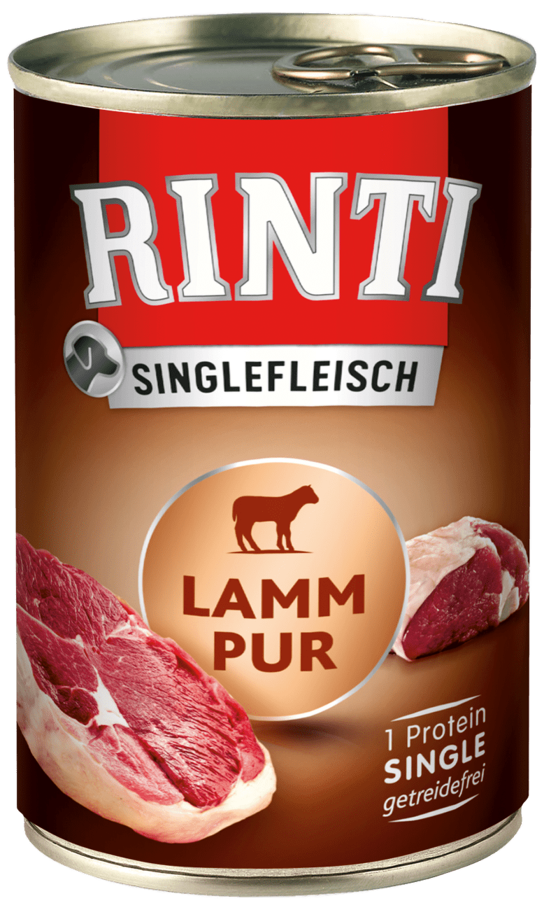 Konzerva Rinti Sensible Pur jehně 400g