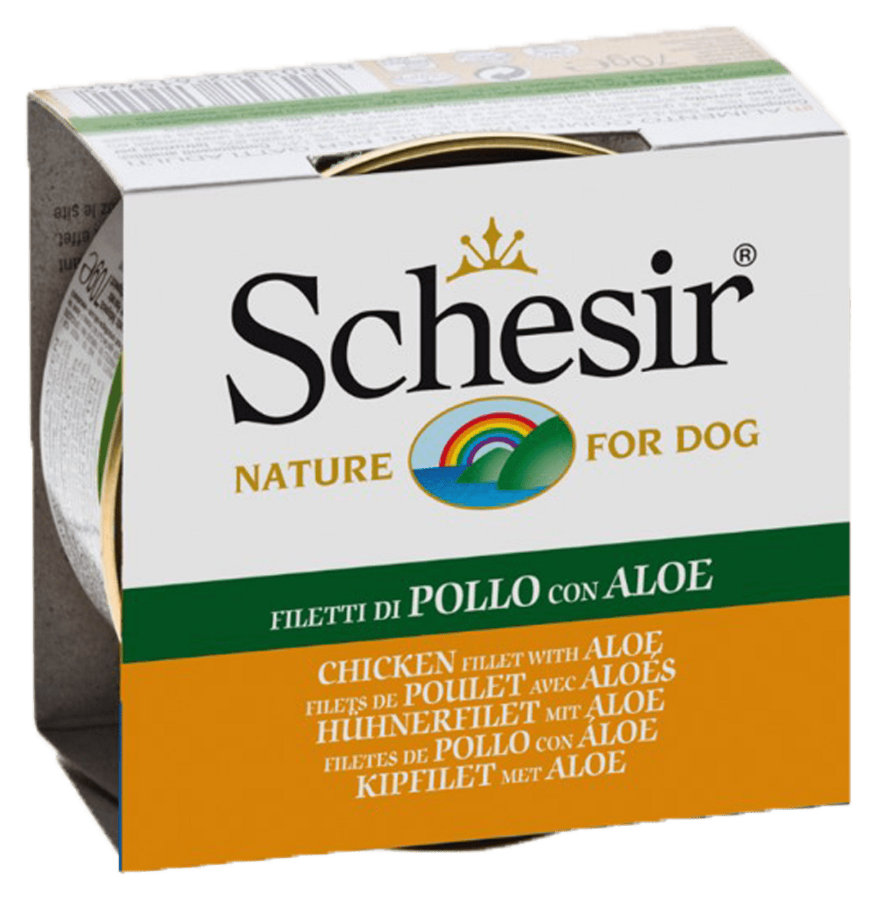 Konzerva Schesir kuřecí+aloe v želé 150g