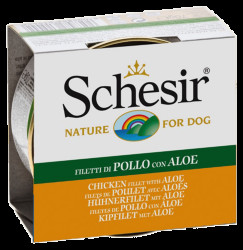 Konzerva Schesir kuřecí+aloe v želé 150g
