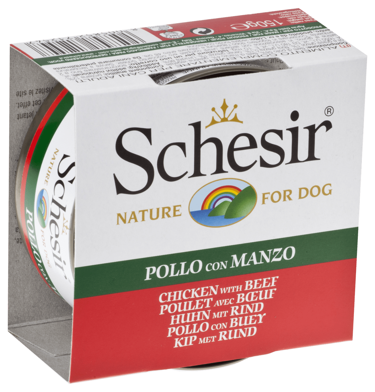 Konzerva Schesir kuřecí+hovězí v želé 150g