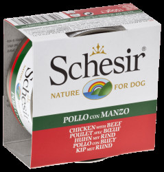 Konzerva Schesir kuřecí+hovězí v želé 150g