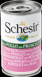 Konzerva SCHESIR kuřecí+šunka 140g