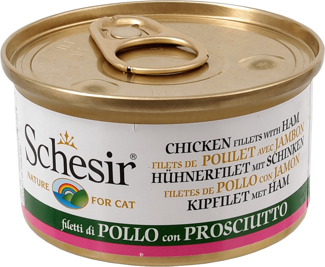 Konzerva SCHESIR kuřecí+šunka v želé 85g