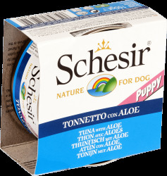 Konzerva Schesir Puppy tuňák+aloe 150g