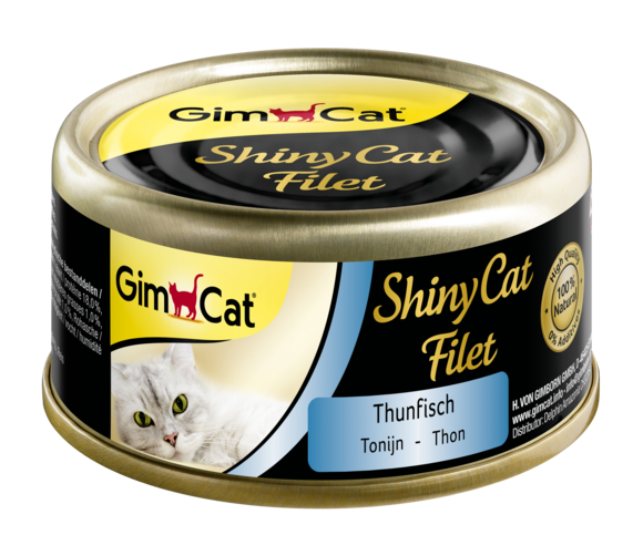 Konzerva ShinyCat Filet tuňák ve vlastní šťávě 70 g