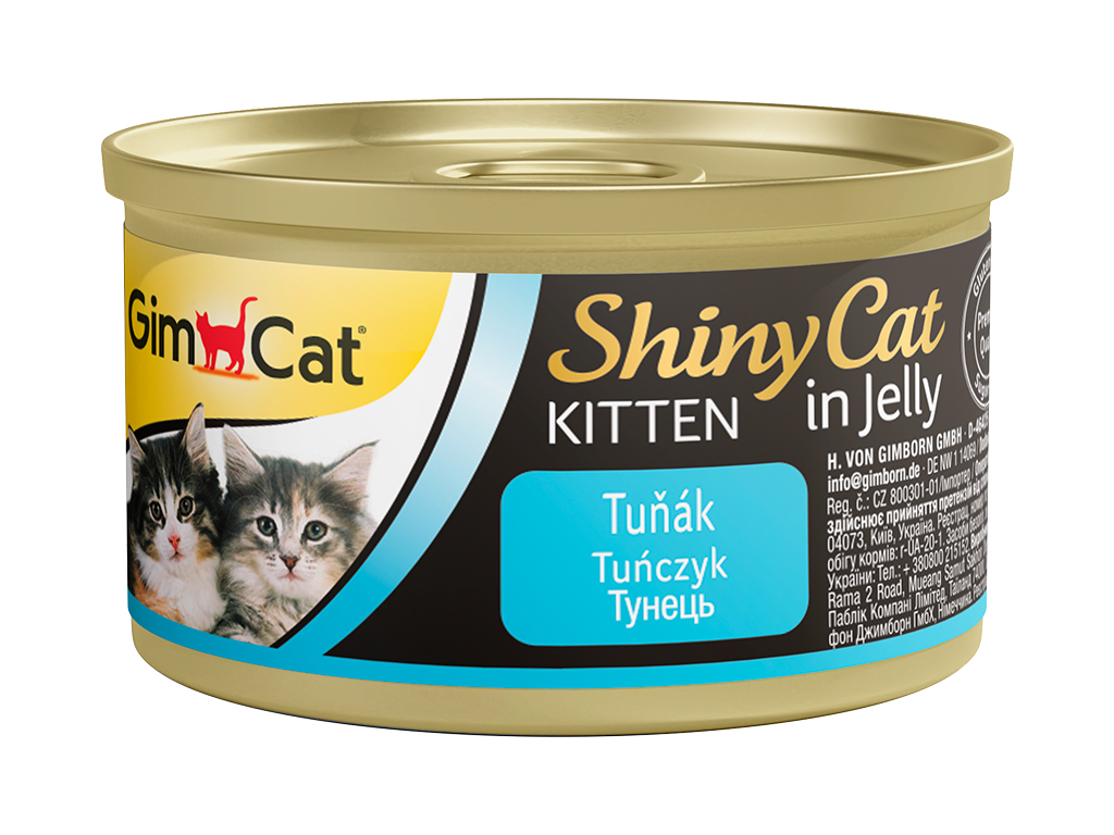 Konzerva ShinyCat Kitten tuňák 70 g