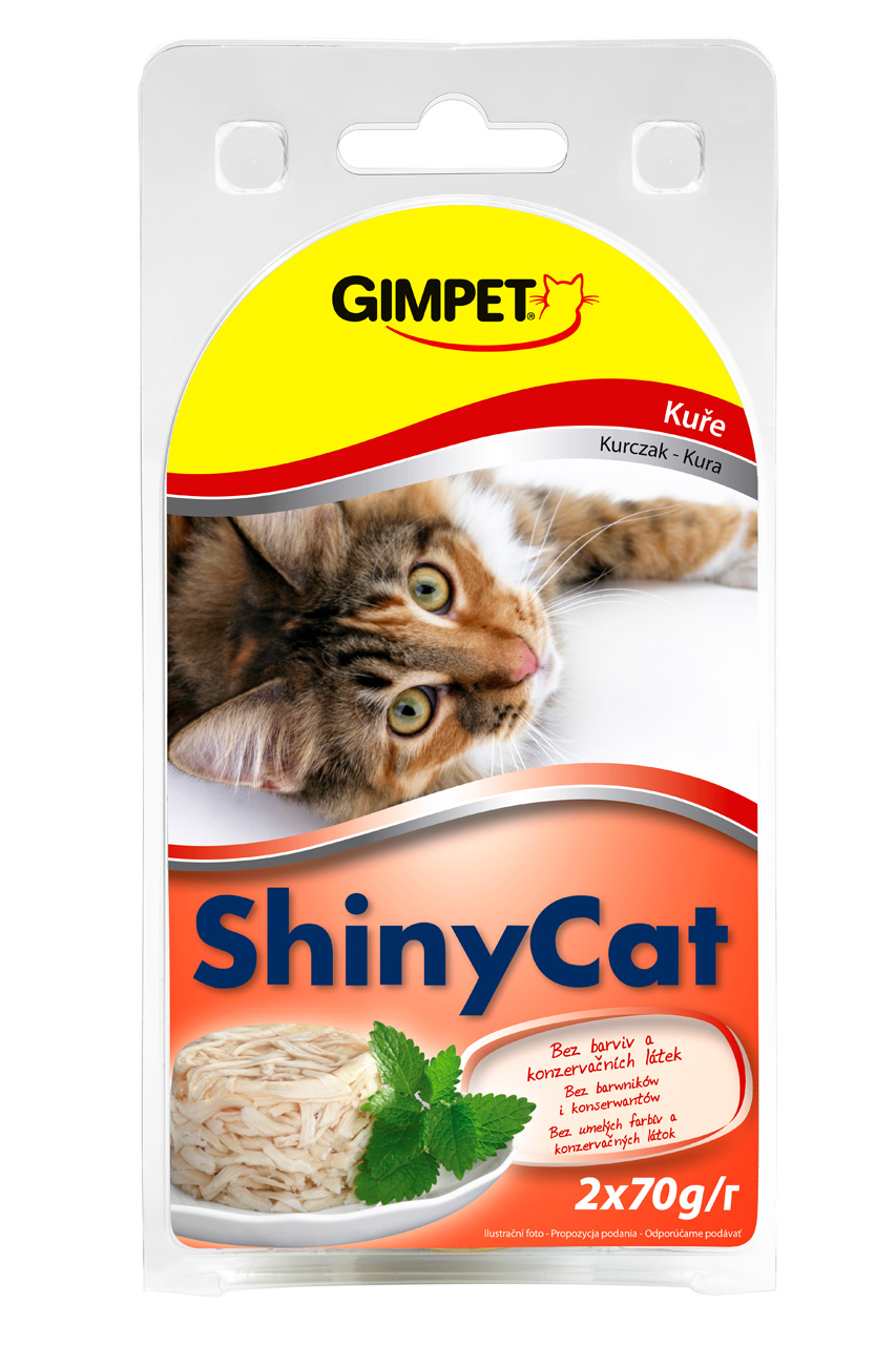 Konzerva ShinyCat kuře  2 x 70 g