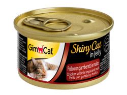 Konzerva ShinyCat kuře + kreveta + maltóza 70 g
