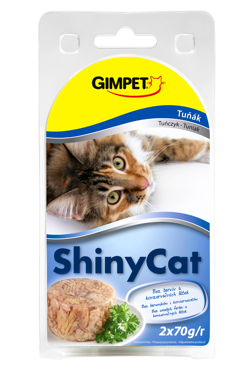 Konzerva ShinyCat tuňák 2 x 70 g