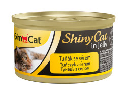 Konzerva ShinyCat tuňák, sýr 70 g