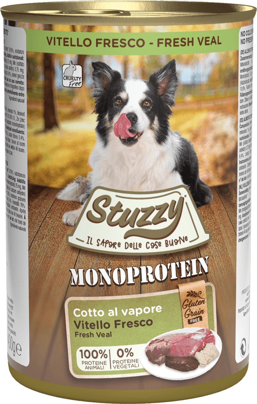 Konzerva STUZZY Monoprotein telecí 400g