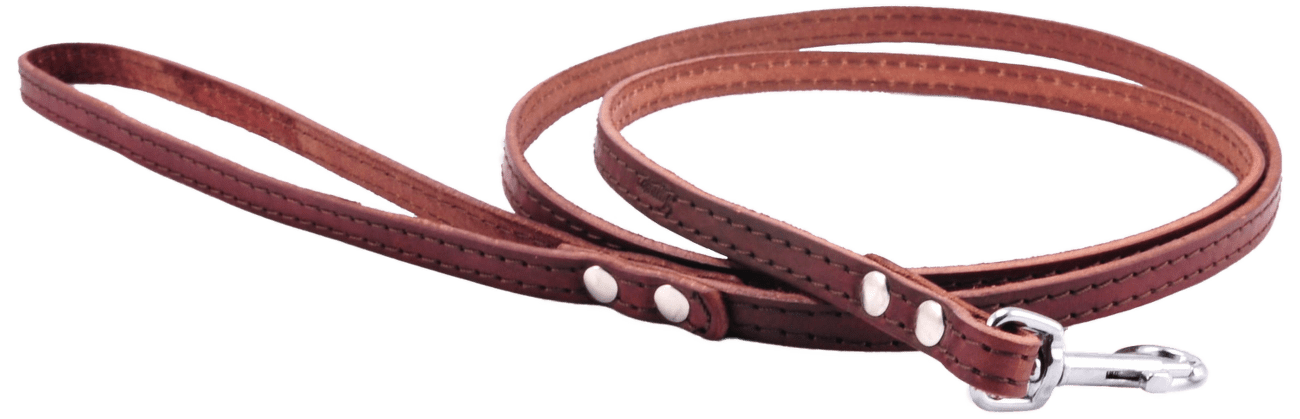 Kožené vodítko Tamer 1cm/115cm hnědé