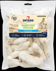 Králičí pacičky se srstí Ontario Pure Nature 500 g