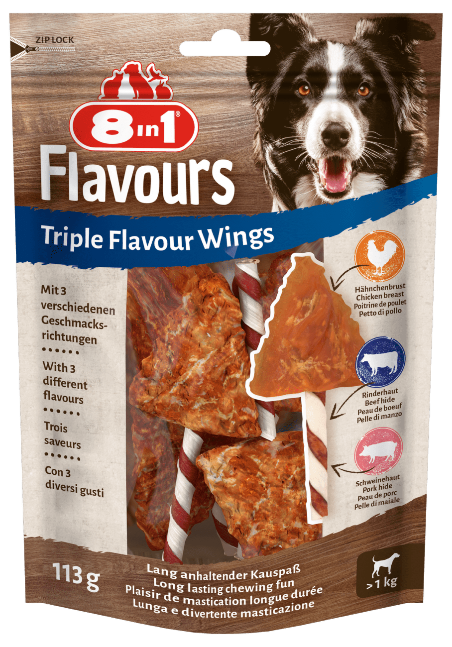 Křidýlko žvýkací 8in1 Triple Flavour 6ks