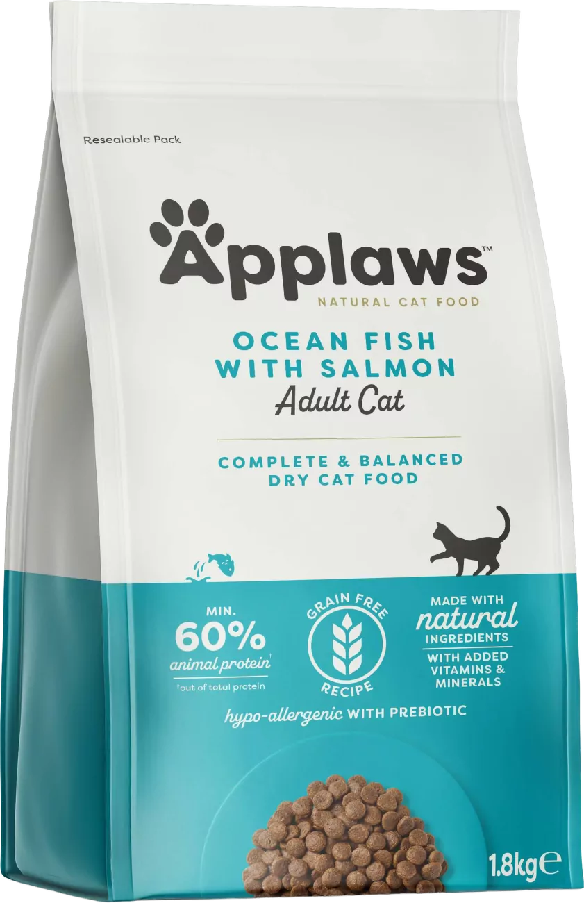 Krmivo Applaws Dry Cat mořské ryby, losos 1.8kg