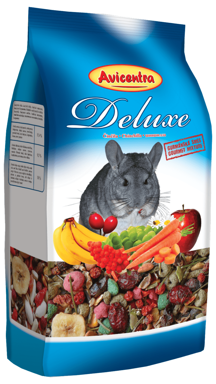 Krmivo AVICENTRA delux pro činčily 1kg