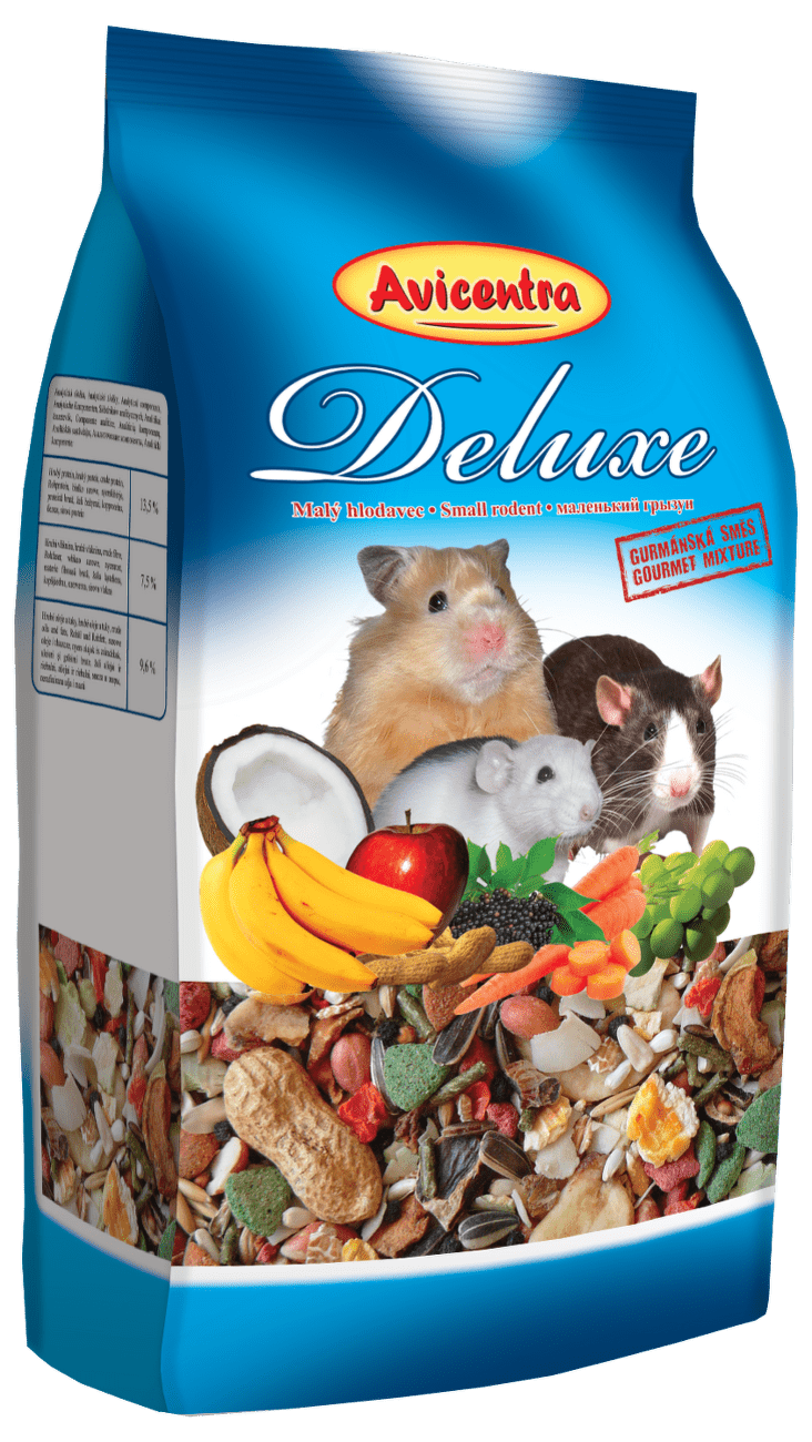Krmivo AVICENTRA delux pro malé hlodavce 500g