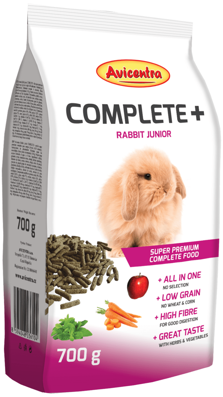 Krmivo Avicentra pro králíky Junior Complete+ 700 g