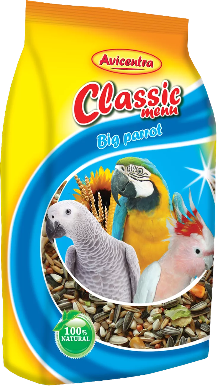 Krmivo Avicentra Standard velký papoušek 1kg