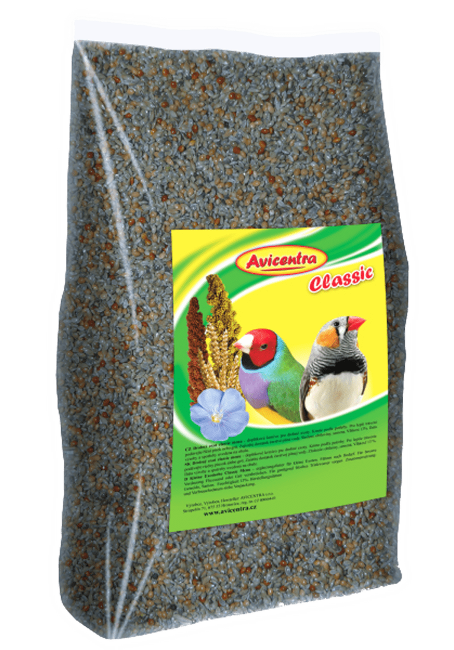 Krmivo AVICENTRA standart pro drobné exoty 500g