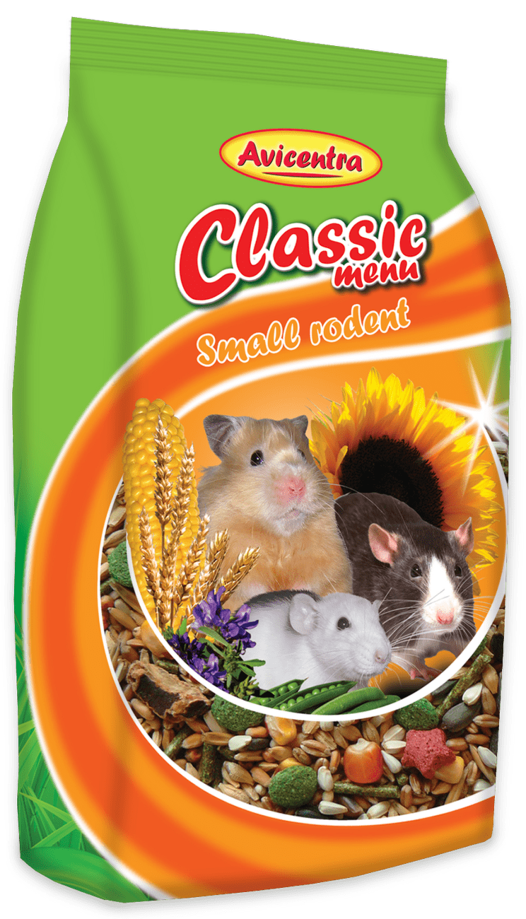 Krmivo AVICENTRA standart pro malé hlodavce 1kg