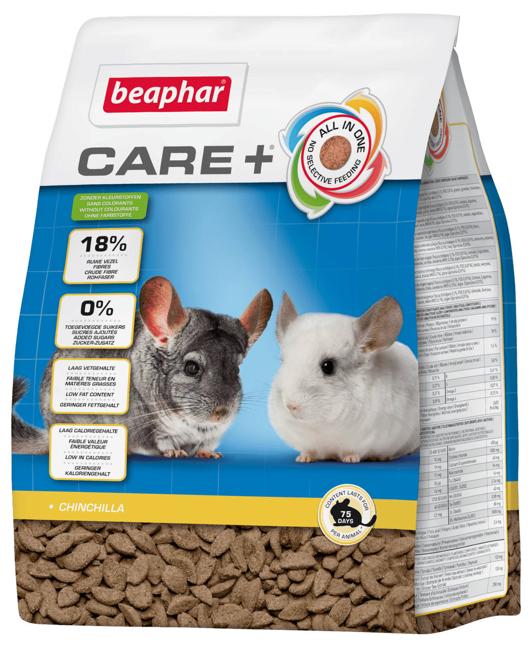 Krmivo Beaphar CARE+ Činčila 1,5 kg