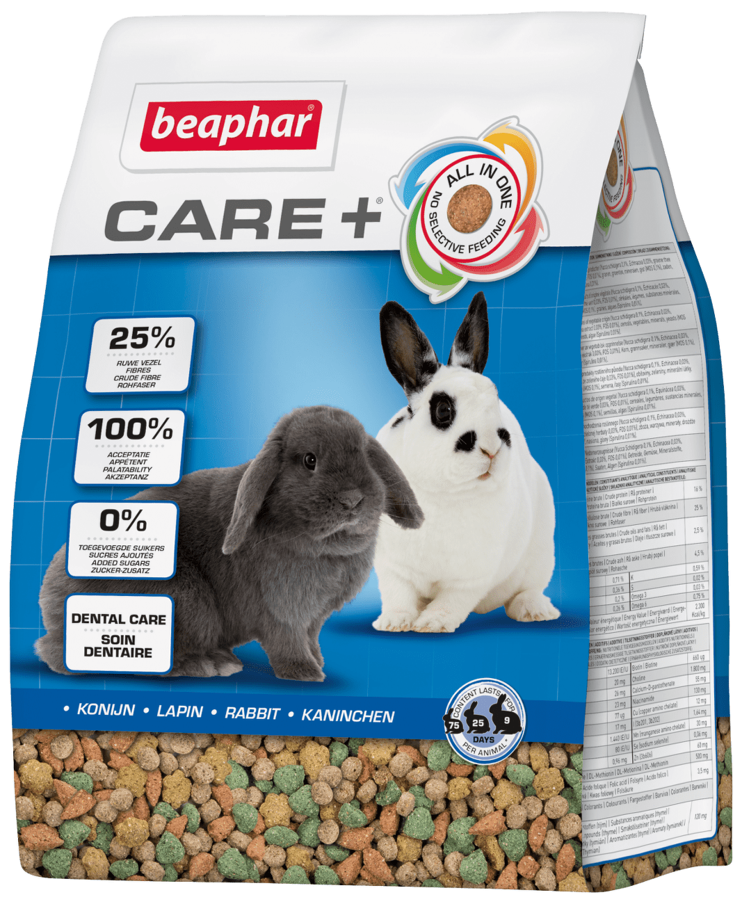 Krmivo Beaphar CARE+ Králík 1,5 kg
