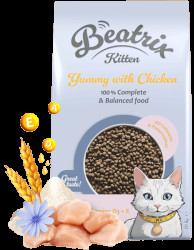 Krmivo Beatrix Kitten s kuřecím 10kg