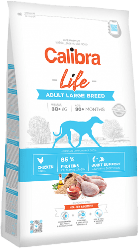 Krmivo Calibra Dog Life Adult Large Breed Chicken 12 kg